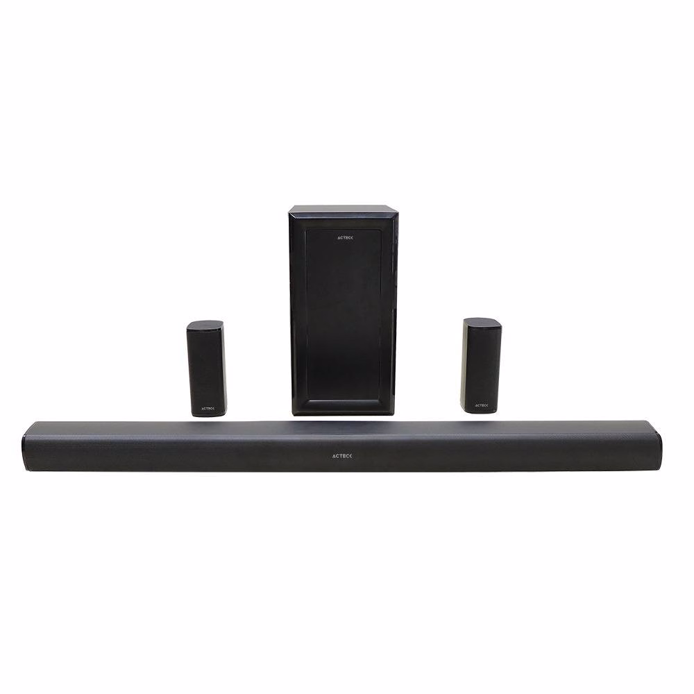Teatro en Casa Dynamic Stage BS700 Acteck Elite Series 5.1 Canales - Dolby 180w, Conectividad: Bluetooth 5.3, USB-A, HDMI (ARC), Óptical, 3.5mm.