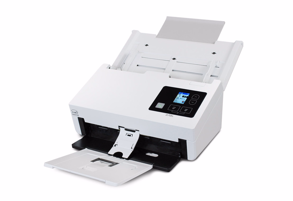 Xerox D70n Scanner - Velocidades de hasta 90 ppm / 180 ipm a 200 y 300 dpi, Ciclo de trabajo diario de 15.000 hojas, Conectividad Gigabit Ethernet o USB.