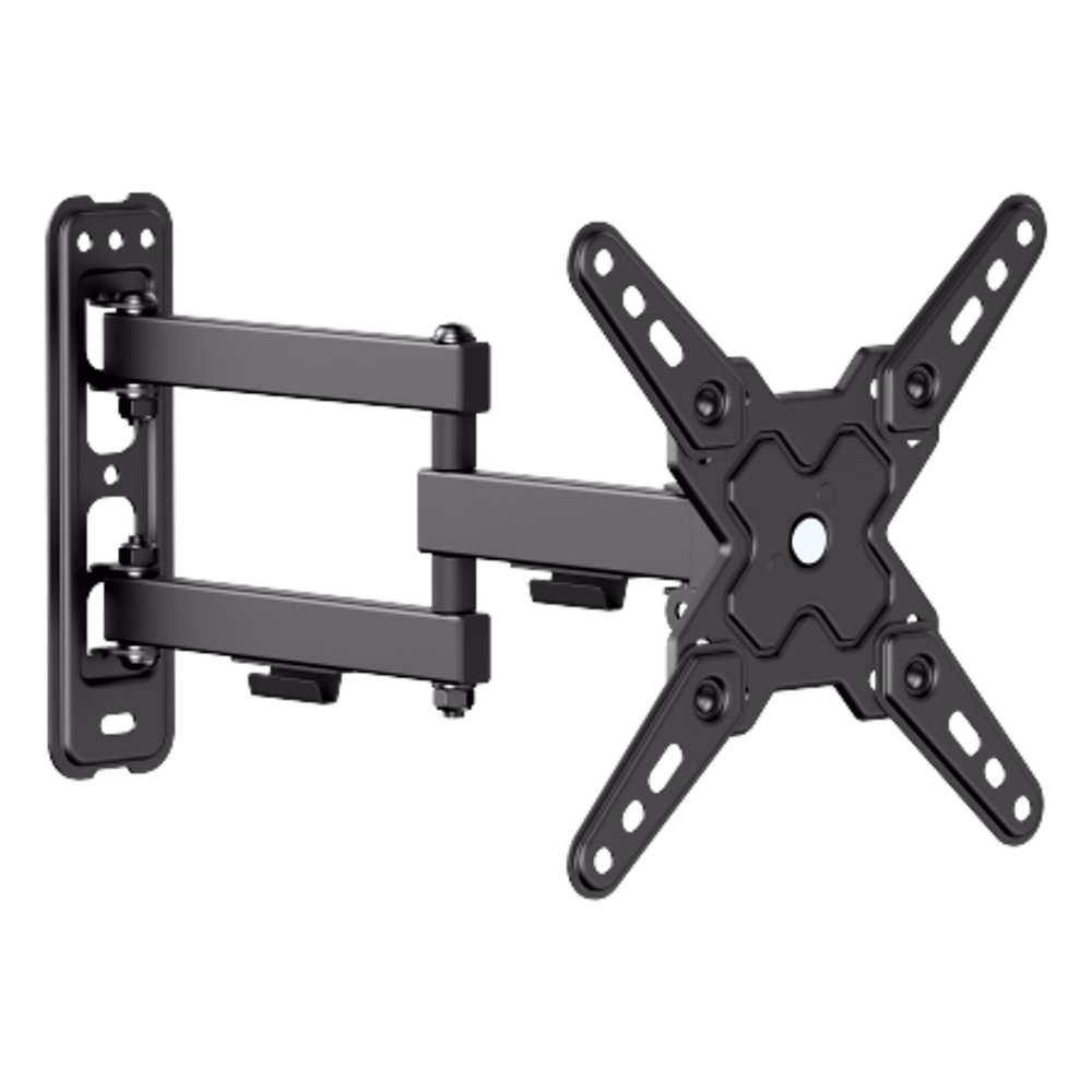 Soporte de Pared Articulado para Pantallas o Monitores | Compatibilidad VESA 75x75 - 200x200 / Hasta 43 Pulgadas | Capacidad Máxima de Carga 20 kg | Fabricado en Acero