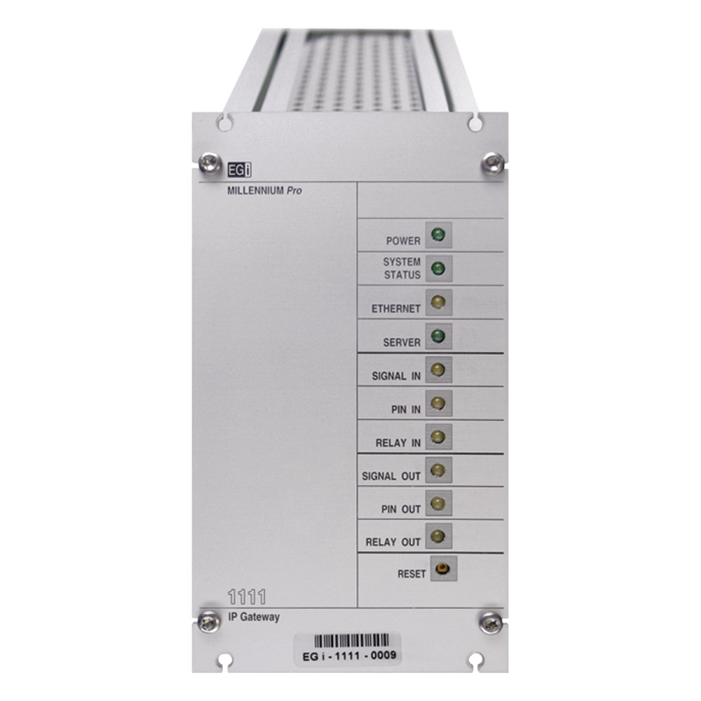 Interfaz Millennium IP para gestión de avisos y música por redes Ethernet por Streaming