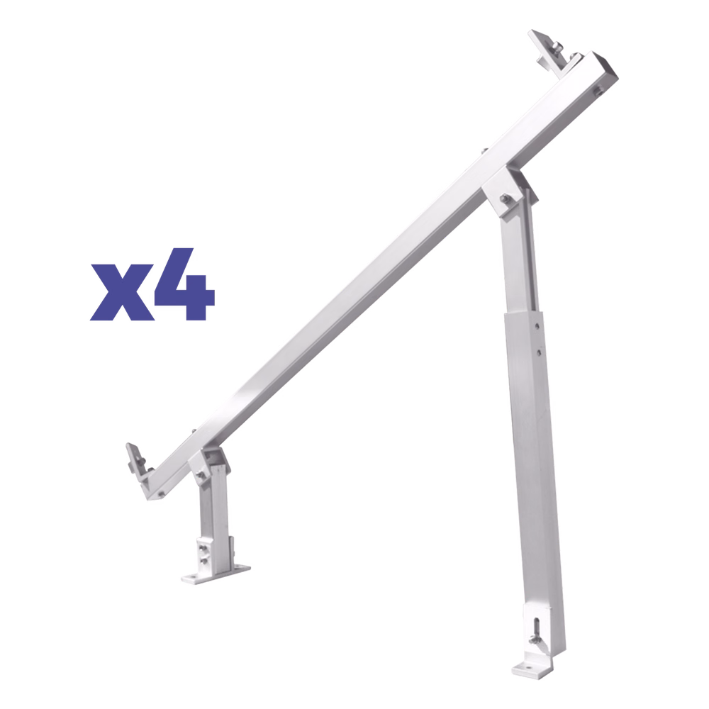 Caja de accesorios de aluminio  anodizado para montaje VEKTOR8RPRO , arreglo 1X4 para techo