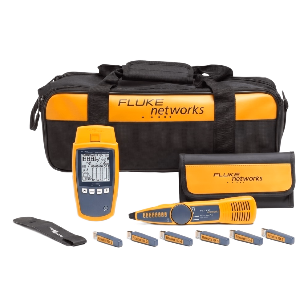 Kit Profesional de Verificador de Red MicroScanner PoE, para Comprobación de Redes de Voz, Datos, Video y PoE 802.3af, at, bt y UPOE, con Pantalla LCD Retroiluminada