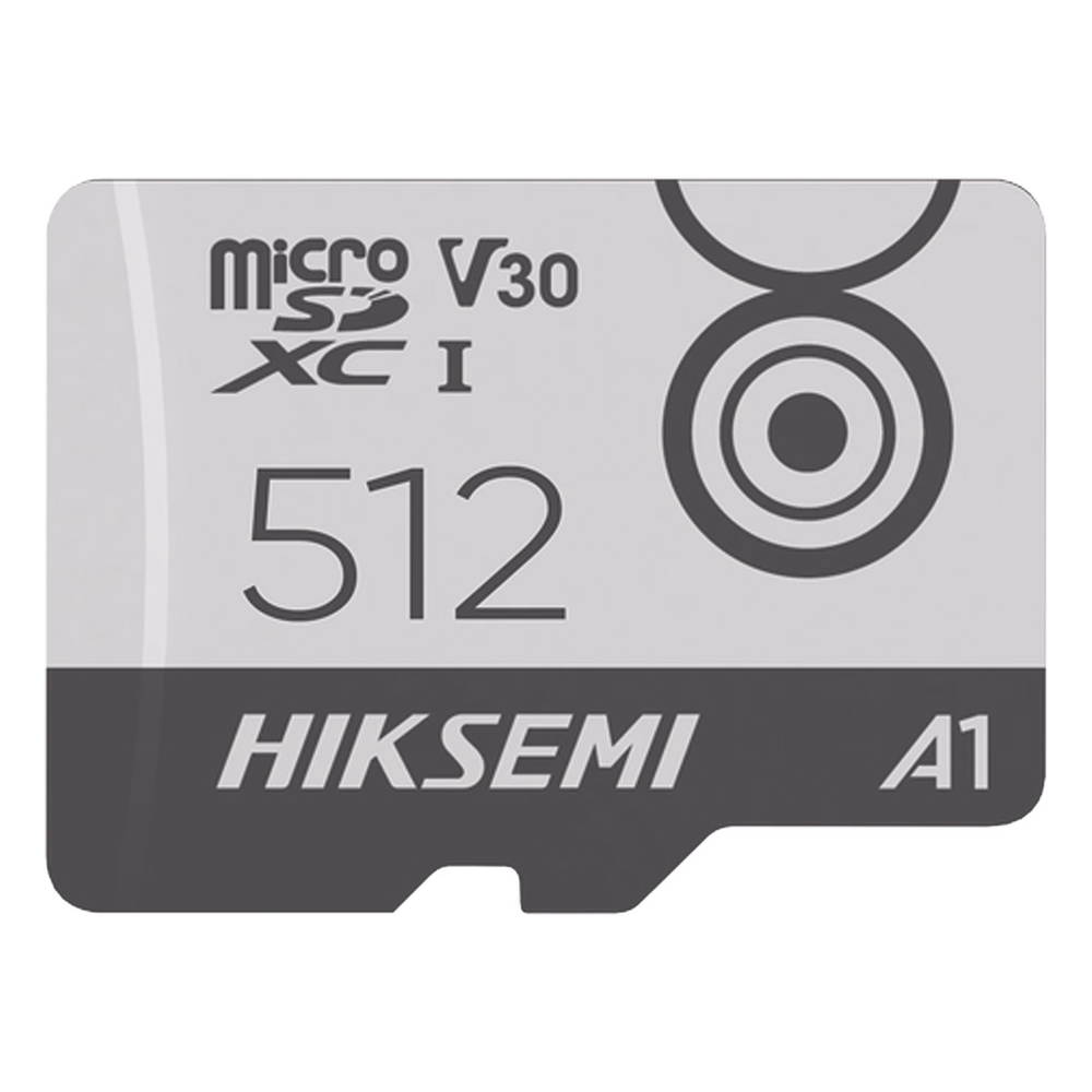 MicroSD HIKSEMI CITY GO / 512 GB / 100 MB/s Lectura / 85 MB/s Escritura / Clase 10 U3 V30 / TLC NAND / Especializada Para Videovigilancia Móvil 24/7