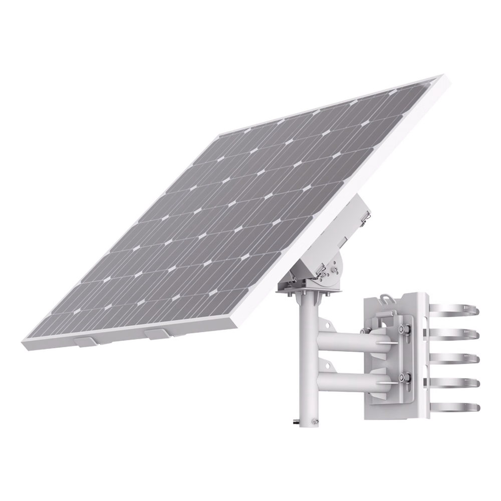 Kit Solar de alimentación / Panel Solar / Batería de Respaldo de Litio 360 Wh / 2 Salidas de 12 Vcd / Accesorios de Instalación / Uso en Exterior IP66