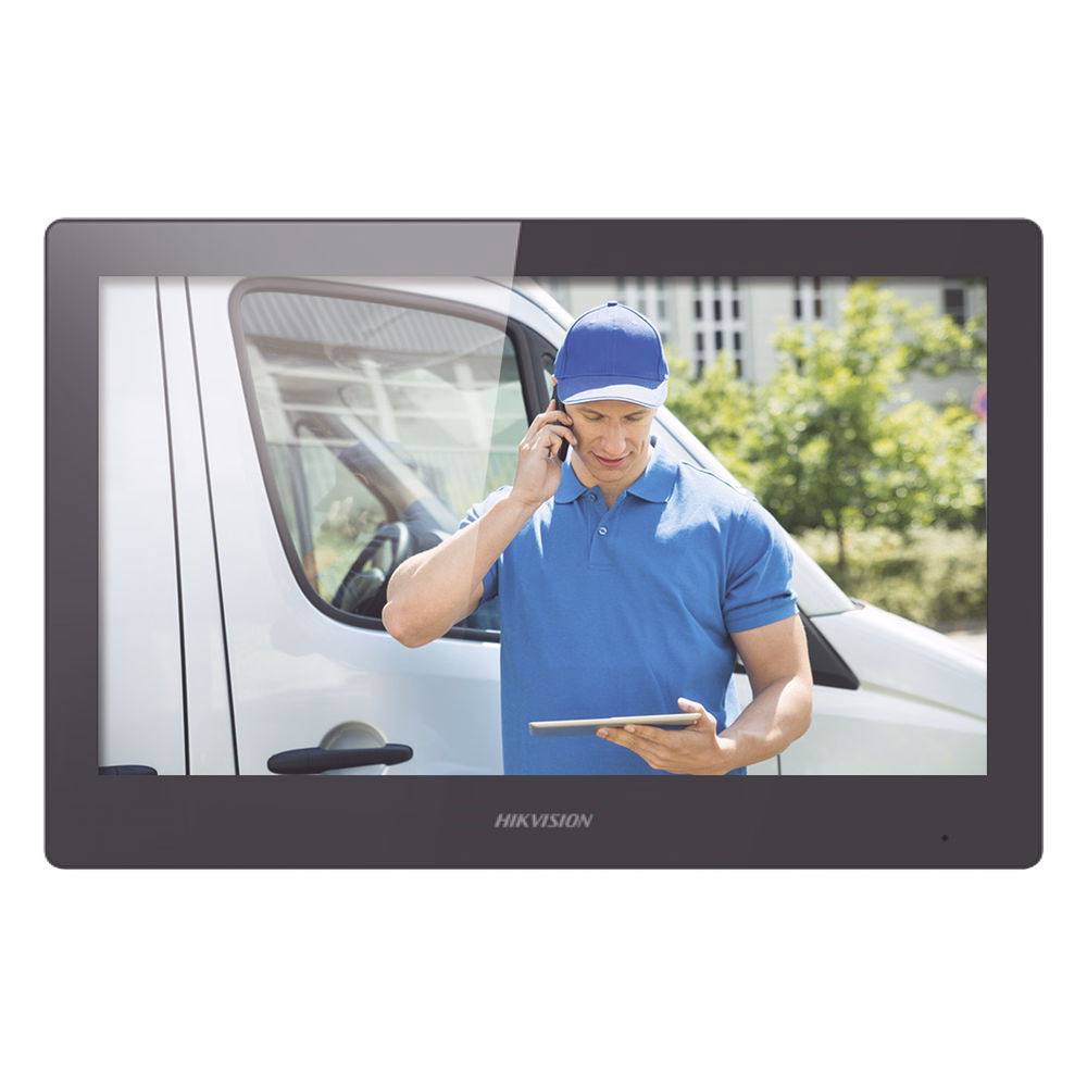 Monitor Touch Screen 10" para Videoportero IP / Estético / Video en Vivo / WiFi / Apertura Remota / llamada entre monitores / Audio de dos vías / Policarbonato