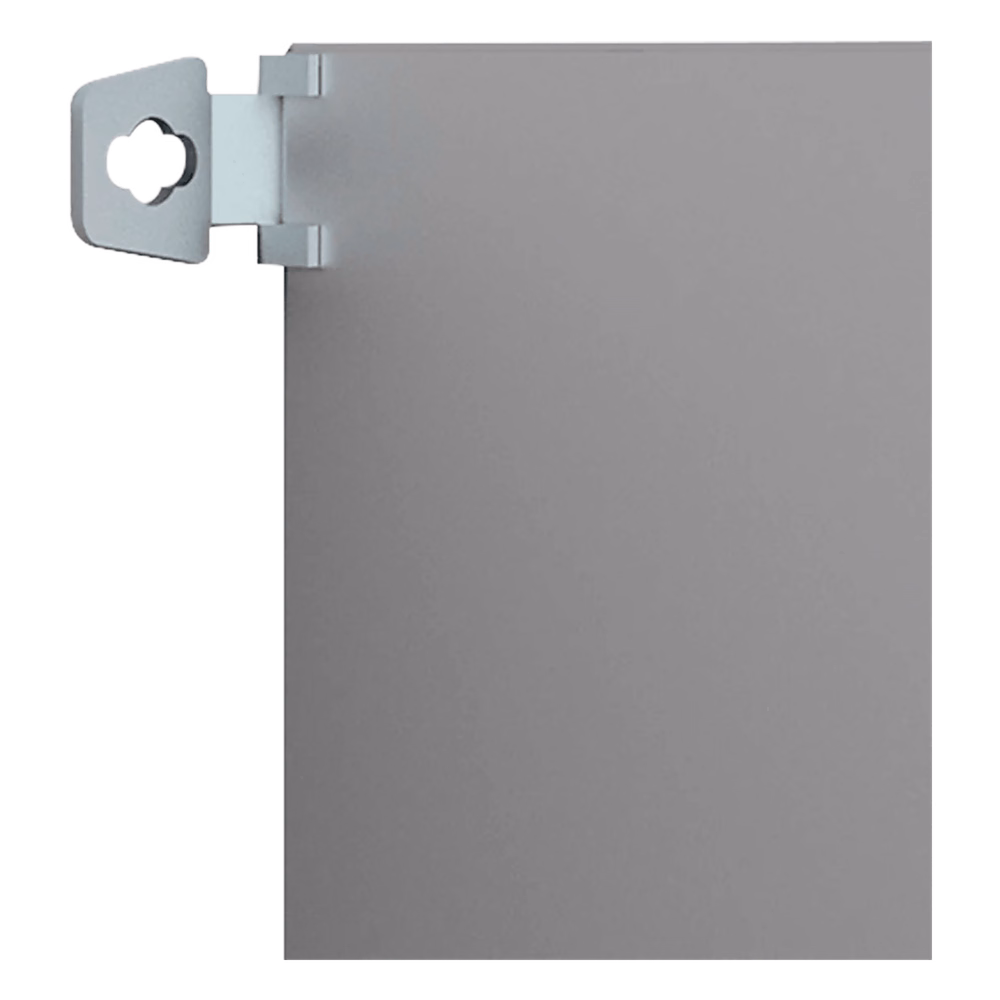 Soporte de Montaje en Pared para Gabinetes NEMA / Brackets Externos AW / Acero Suave Zincado 3 mm / 36x76x21 mm (1.42x2.99x0.83 in) / Incluye 4 Unidades con Accesorios / Mantiene Protección NEMA / IP