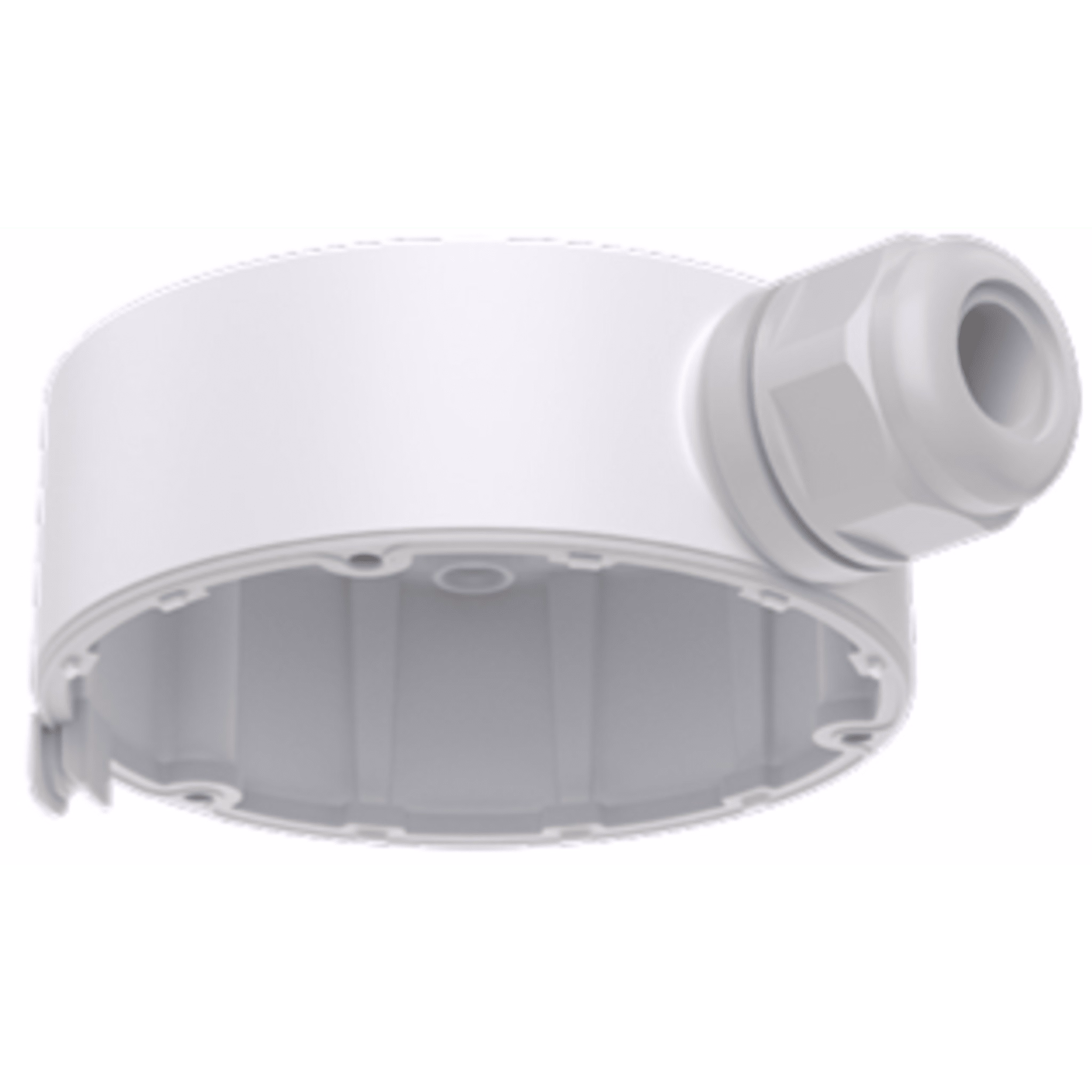 Caja de Empalme Fija para Domo Serie 35 / Material Aluminio / Color Blanco / Compatible con Cámaras Honeywell HC35W / IP67 Resistente a la Intemperie / Incluye Accesorios de Montaje Completo
