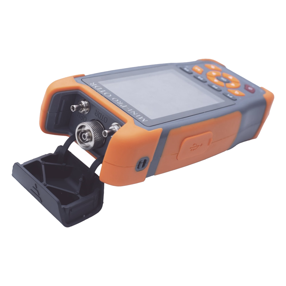Medidor de Potencia Óptica (OPM) para Fibra Óptica en Redes FTTx / Soporta 3 Longitudes de Onda: 1310nm, 1490nm y 1550nm / Rango de Medición de -40 a 25dBm / Incluye Función VFL 10mW / Función para Probar de Cables