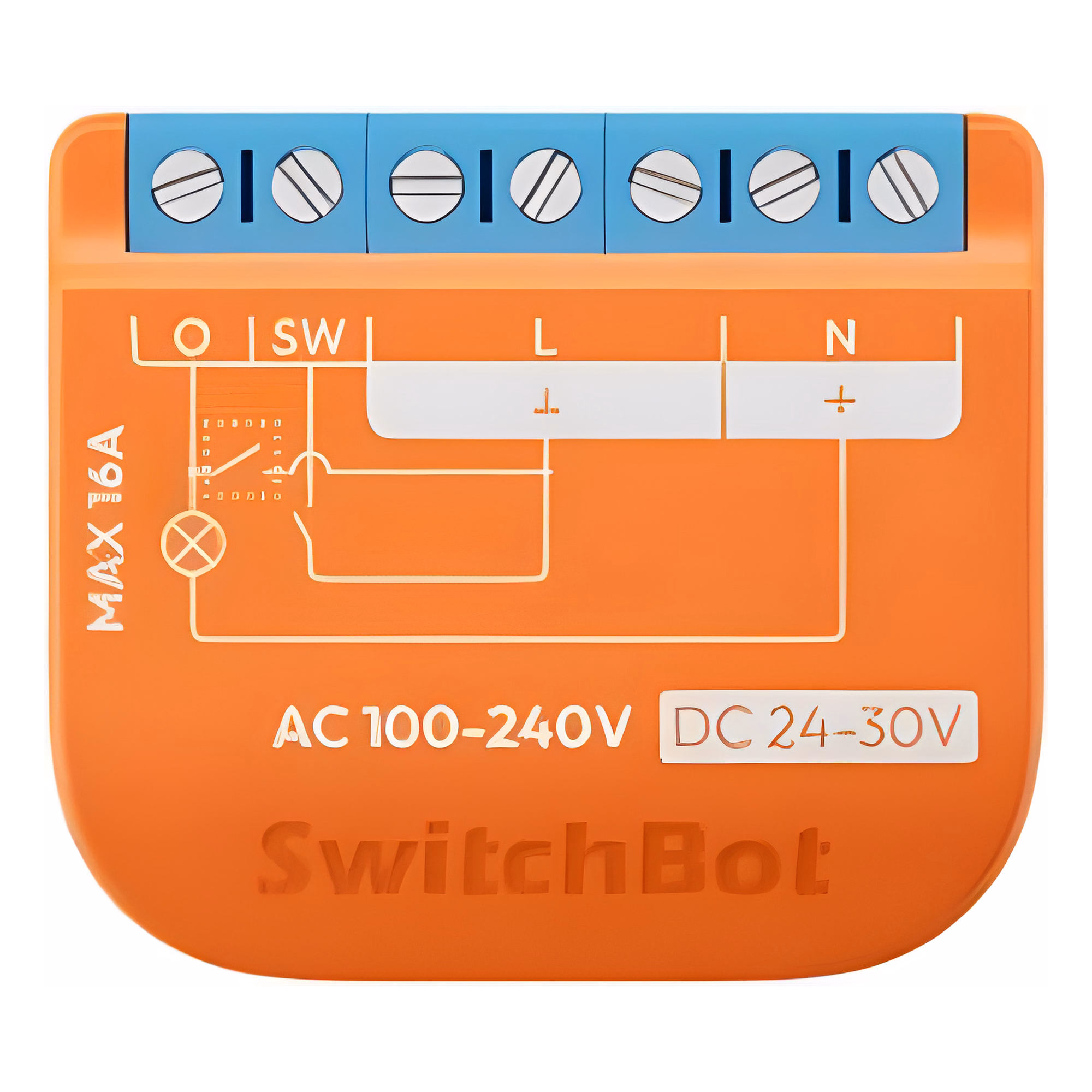 Switch Relevador Inteligente conectividad inalambrica Wifi y BLE / Medición de Consumo / Control de Encendido Apagado / Compatible con asistentes de voz / Dimensiones 42x36x16 mm