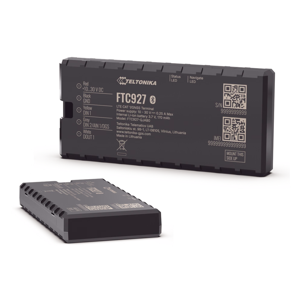 Rastreador GPS Vehicular 4G LTE Cat 1 / Precisión GNSS Mejorada / Dead Reckoning / Bluetooth® 5.4 LE / Conectividad LTE y GSM / Sensores Integrados / Compatibilidad con Beacons y Sensores Externos / Batería de Respaldo 170 mAh