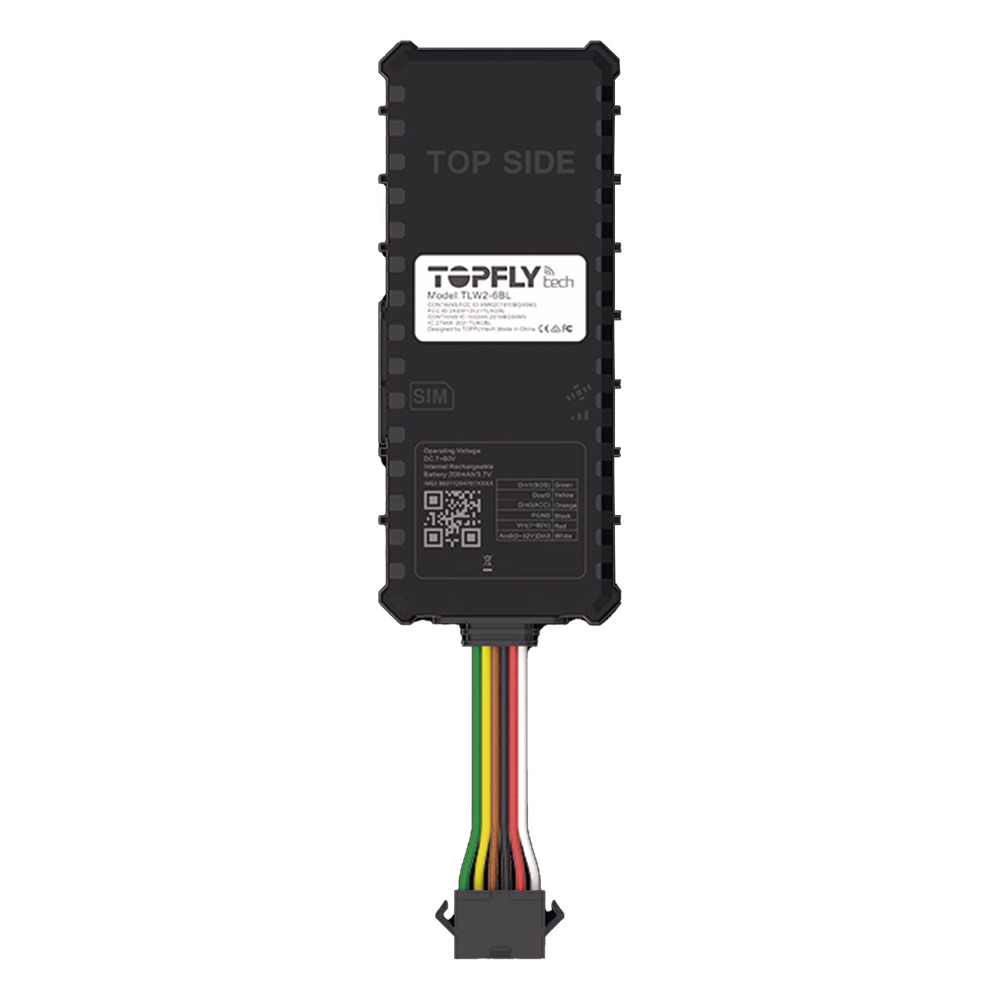Tracker GPS / Dispositivo de localización para vehículos / Conectividad 4G LTE y BLE 5.0 / Diferentes tipos de notificaciones / Corte y restablecimiento de energía / Función SOS / (2) DIN / (1) DOUT / (1) AIN