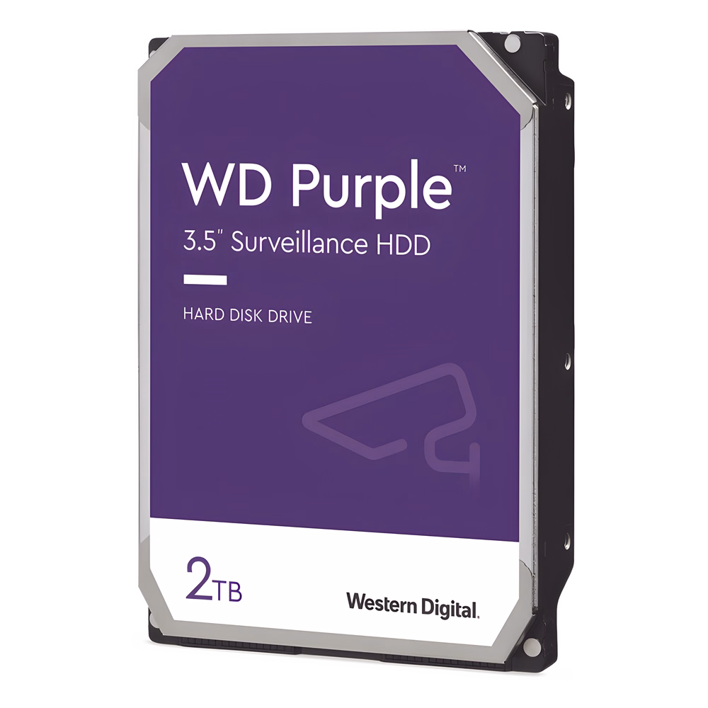 Disco Duro PURPLE de 2TB / 3 AÑOS DE GARANTÍA / Para Videovigilancia
